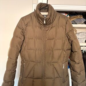 Calvin Klein Dark Brown Outerwear